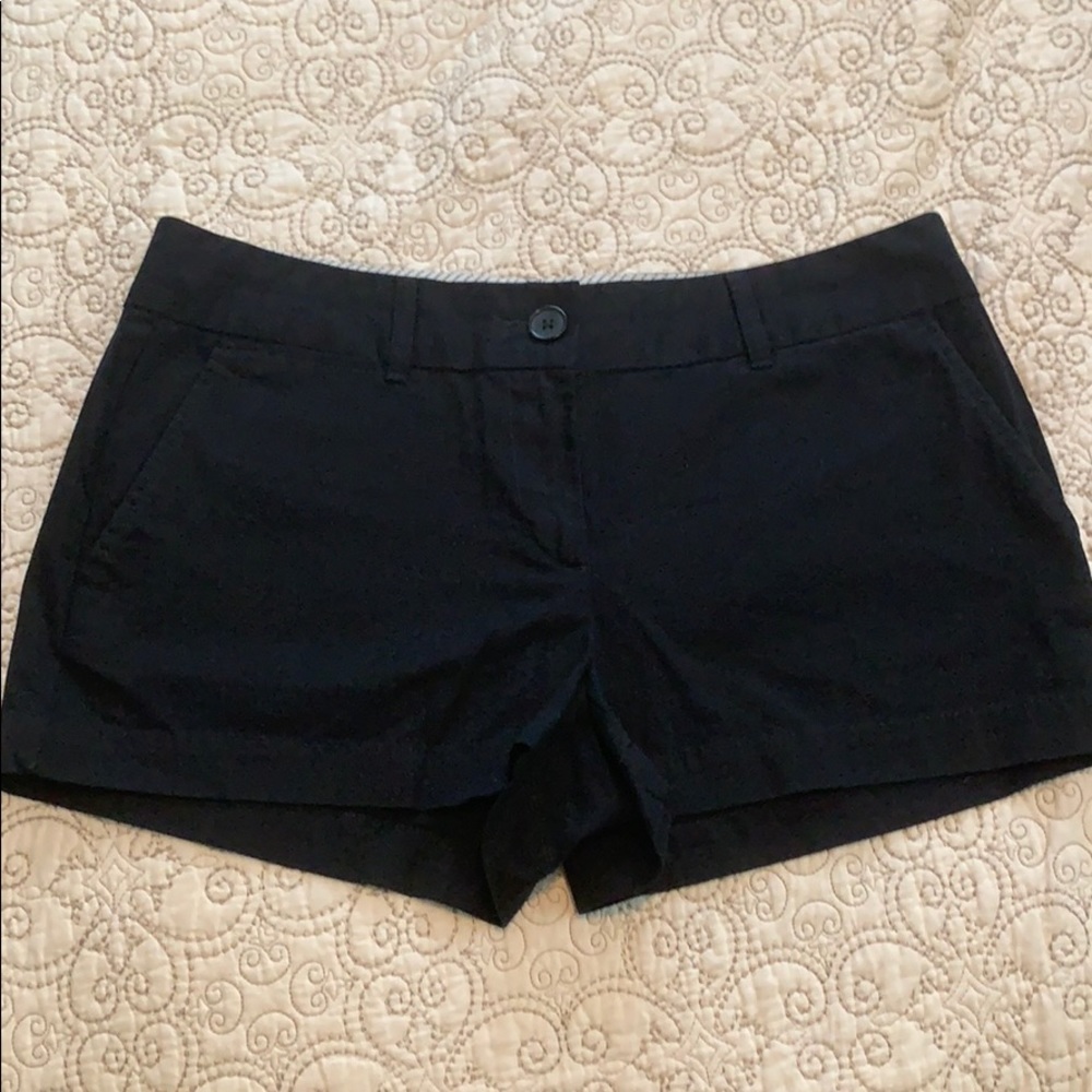 LOFT Black Cotton Shorts